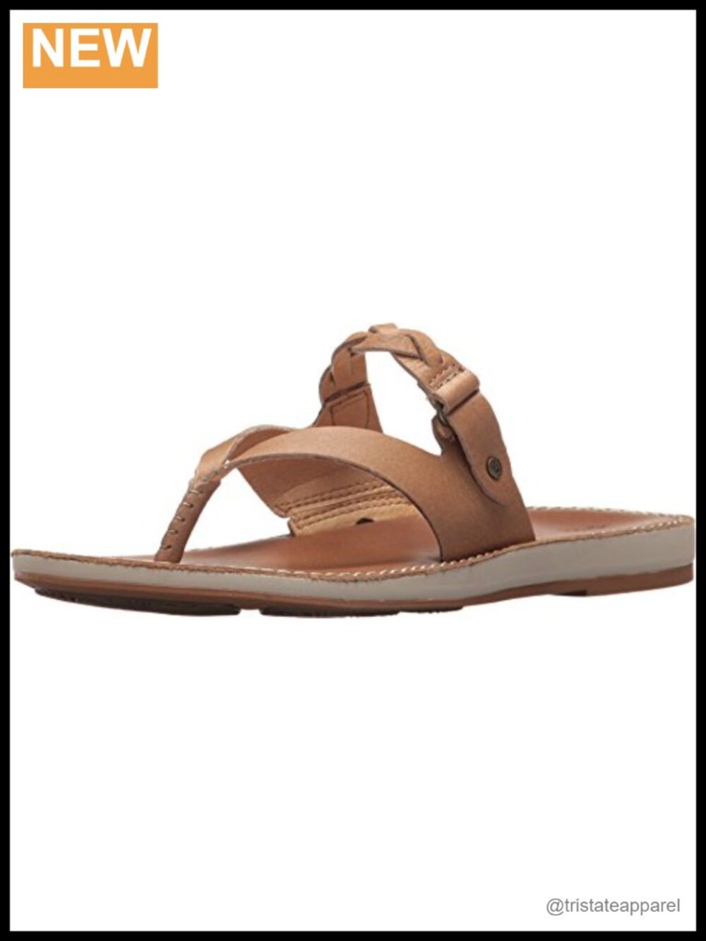 OluKai Kahikolu Leather Comfort Sandal Slip On Thong
